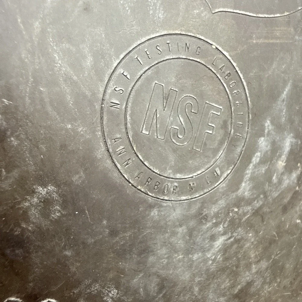 Vintage Used Commercial Aluminum Cookware Toledo Ohio 808 8QT Pot with 310C Lid